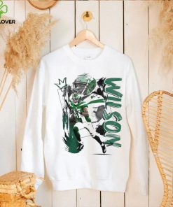 Garrett Wilson number 17 New York Jets football player pose poster hoodie, sweater, longsleeve, shirt v-neck, t-shirt