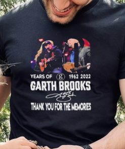 Garth Brooks 60 years of 1962 2022 thank you for the memories signature hoodie, sweater, longsleeve, shirt v-neck, t-shirt