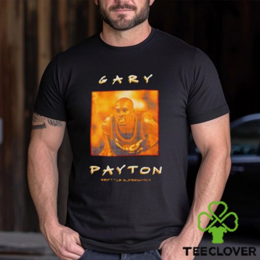 Gary Payton Seattle Supersonics Vintage Logo Shirt