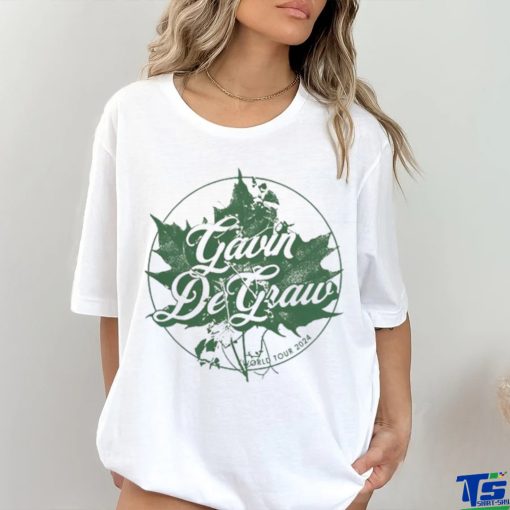 Gavin DeGraw 2024 World Tour Maple Leaf shirt