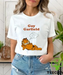 Gay Garfield lasagna and cock t shirt