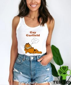 Gay Garfield lasagna and cock t shirt