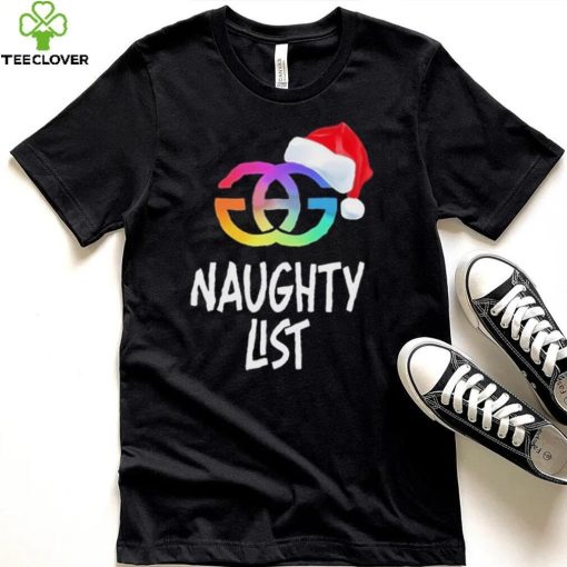 Gays Against Groomers Santa Naughty List Shirt