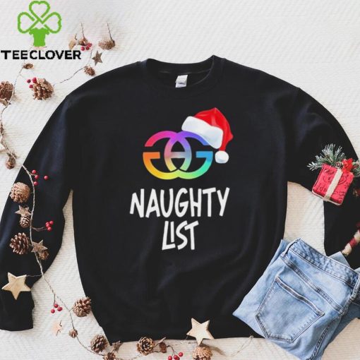 Gays Against Groomers Santa Naughty List Shirt