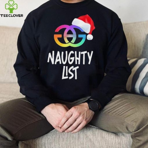 Gays Against Groomers Santa Naughty List Shirt