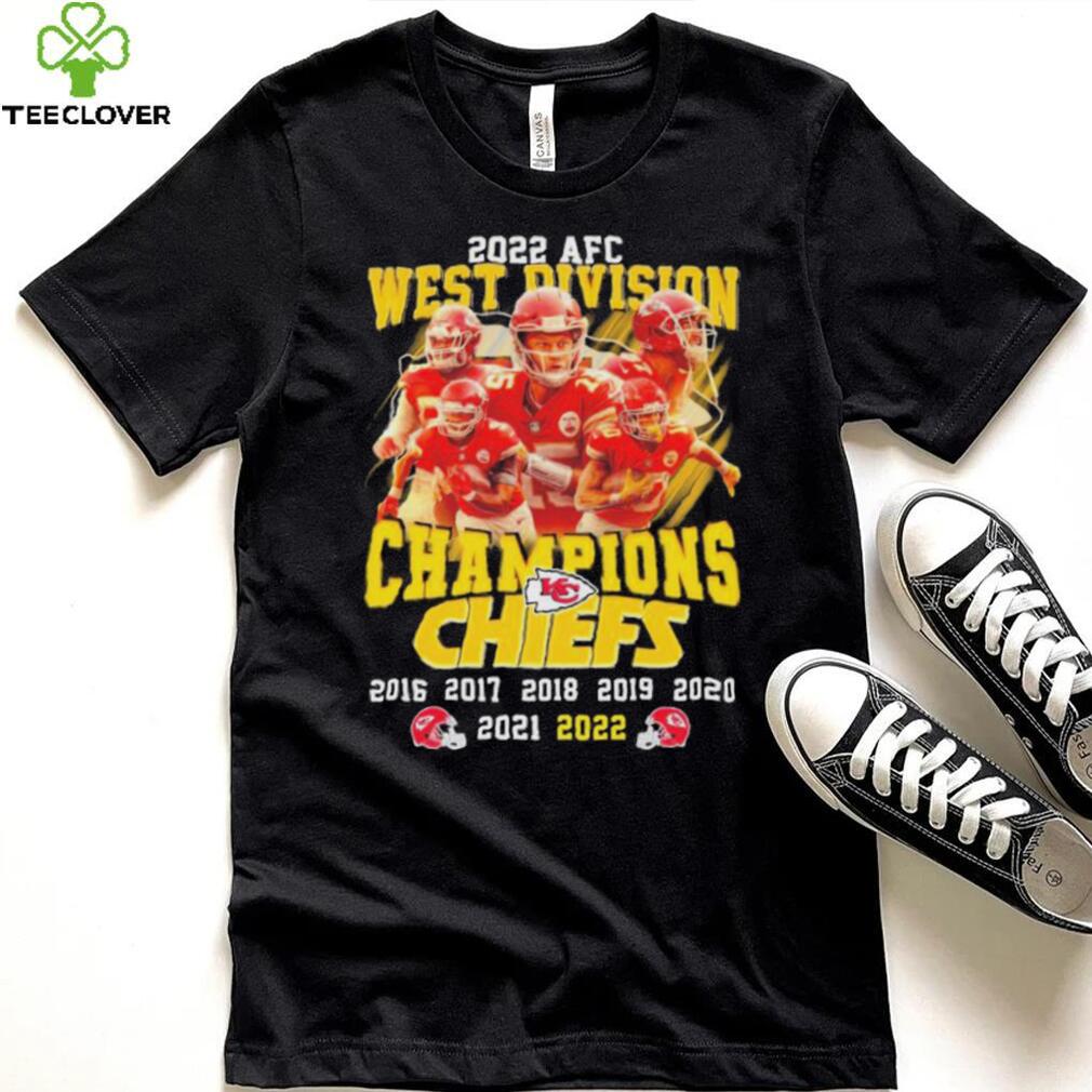 AFC West Division Champions Kansas City Chiefs 2016 2022 Shirt