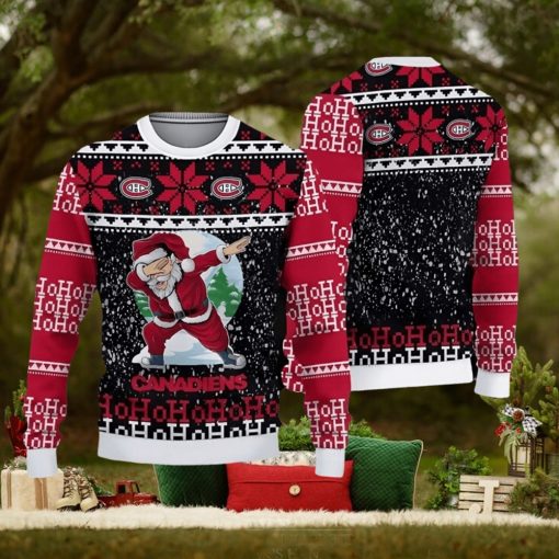 Montreal Canadiens Fans Santa Claus Ugly Christmas Sweater Gift