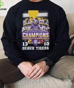 Geaux Tigers 2022 Second Saturday In November Champions LSU Tigers 13 10 Arkansas Razorbacks Shirt