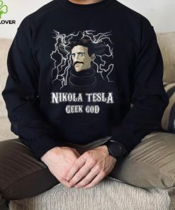Geek God Animated Art Nikola Tesla Unisex Sweatshirt 1 Geek God Animated Art Nikola Tesla Unisex Sweatshirt