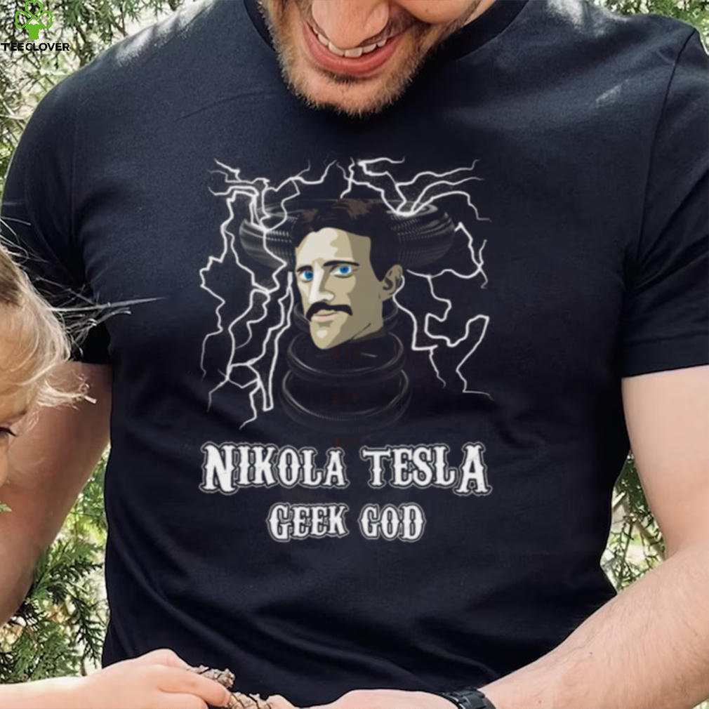 Geek God Animated Art Nikola Tesla Unisex Sweatshirt Geek God Animated Art Nikola Tesla Unisex Sweatshirt