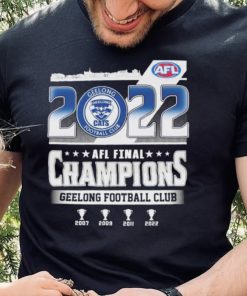 Geelong Cats Football Club Australian Football League 2022 Champions Shirt 1 Geelong Cats Football Club Australian Football League 2022 Champions Shirt