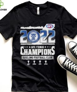 Geelong Cats Football Club Australian Football League 2022 Champions Shirt 3 Geelong Cats Football Club Australian Football League 2022 Champions Shirt