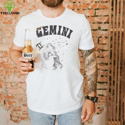 Gemini 70s Shirt, Astrology Shirt, Gemini Vintage Style T shirt, Gemini Birthday