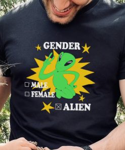 Gender male female alien finger say hi hoodie, sweater, longsleeve, shirt v-neck, t-shirt