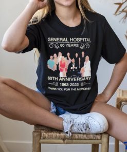 General Hospital 60 Years 60th Anniversary 1963 – 2023 Thank You For The Memories Shirt