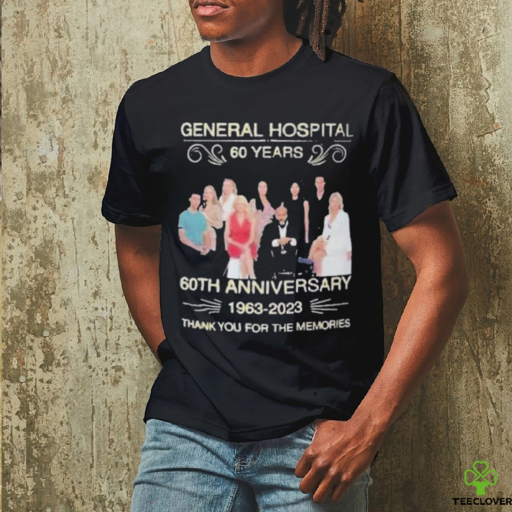 General Hospital 60 Years 60th Anniversary 1963 – 2023 Thank You For The Memories Shirt General Hospital 60 Years 60th Anniversary 1963 – 2023 Thank You For The Memories Shirt