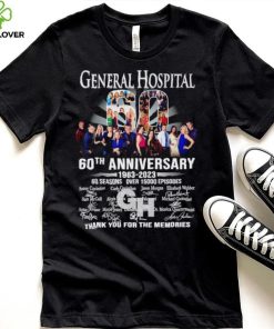 General Hospital 60th anniversary 1963 2023 thank you for the memories shirt 1 General Hospital 60th anniversary 1963 2023 thank you for the memories shirt