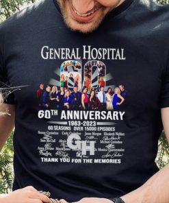 General Hospital 60th anniversary 1963 2023 thank you for the memories shirt 2 General Hospital 60th anniversary 1963 2023 thank you for the memories shirt