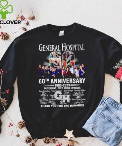 General Hospital 60th anniversary 1963 2023 thank you for the memories shirt 3 General Hospital 60th anniversary 1963 2023 thank you for the memories shirt