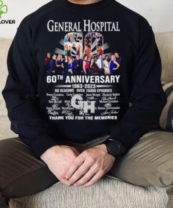 General Hospital 60th anniversary 1963 2023 thank you for the memories shirt 4 General Hospital 60th anniversary 1963 2023 thank you for the memories shirt