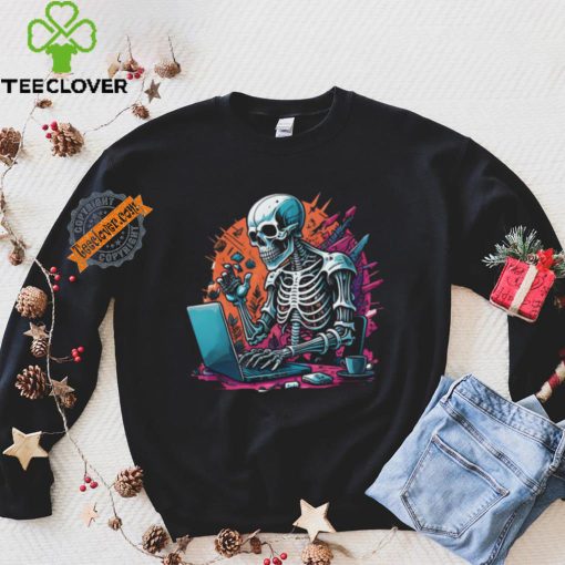 Generation on social media skeleton t hoodie, sweater, longsleeve, shirt v-neck, t-shirt design