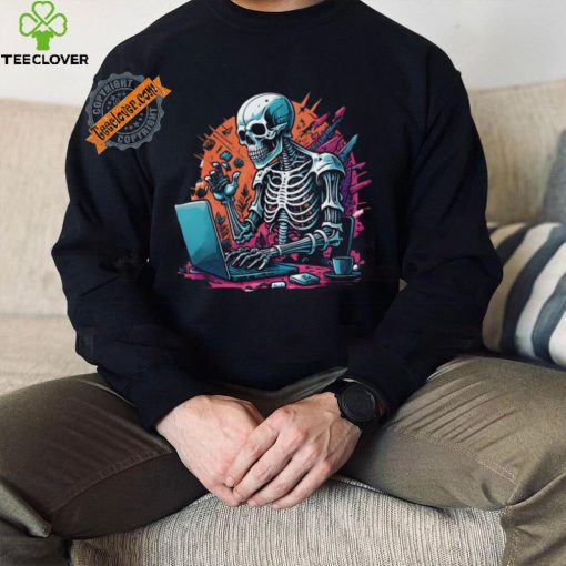 Generation on social media skeleton t hoodie, sweater, longsleeve, shirt v-neck, t-shirt design