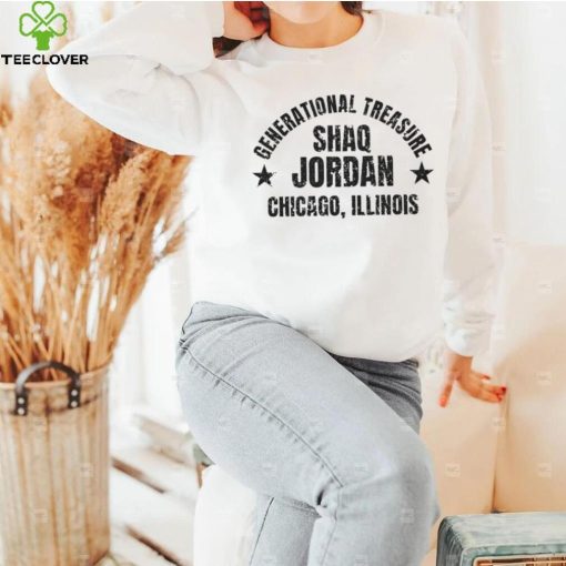 Generational Treasure Shaq Jordan Chicago Illinois hoodie, sweater, longsleeve, shirt v-neck, t-shirt