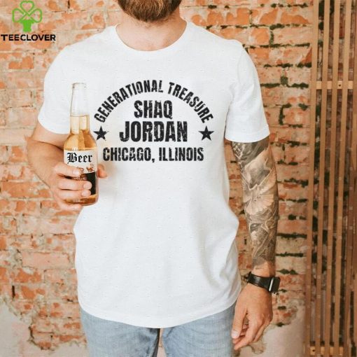 Generational Treasure Shaq Jordan Chicago Illinois hoodie, sweater, longsleeve, shirt v-neck, t-shirt