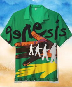 Genesis Band The Way We Walk Short Sleeve Hawaiian Shirt