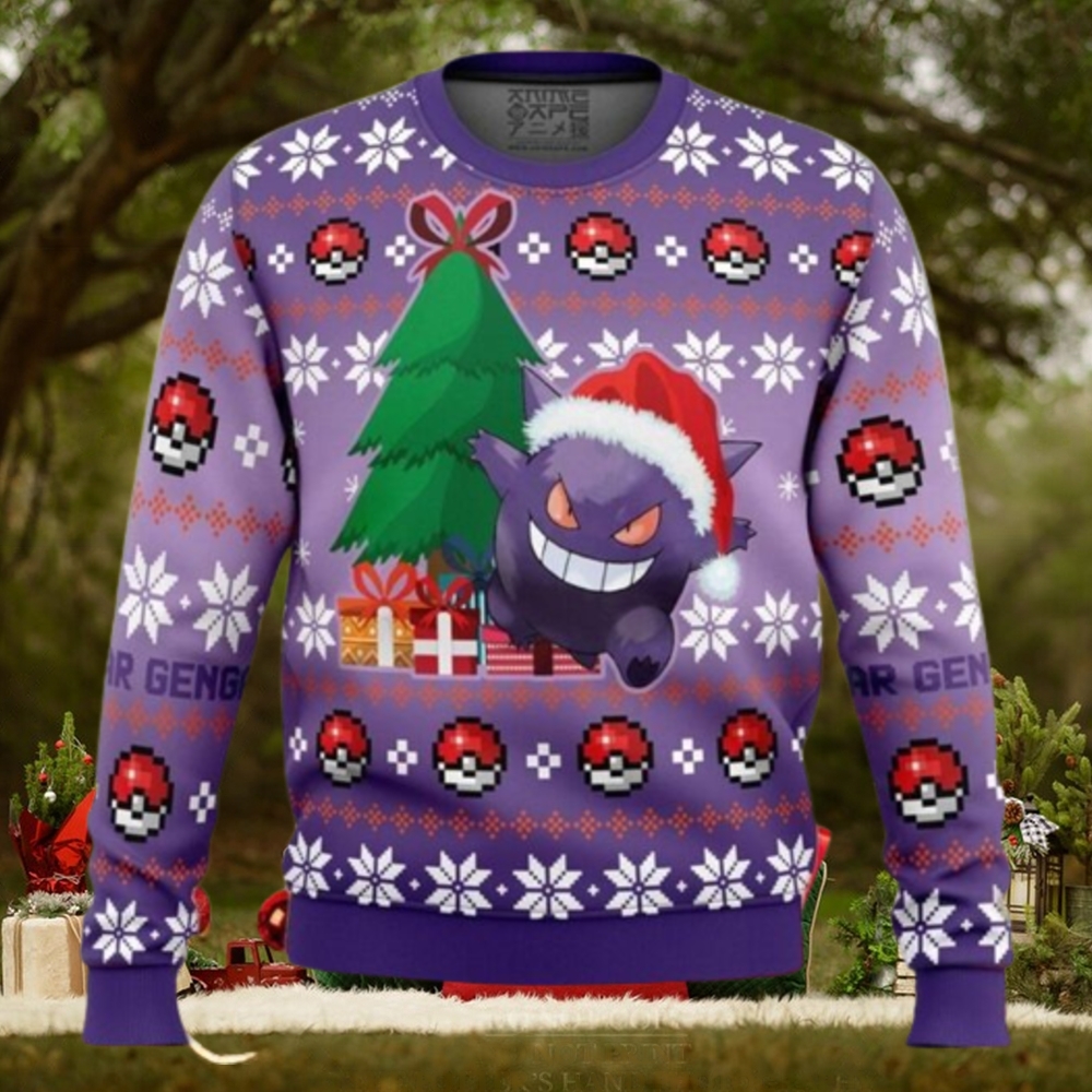 Gengar Ugly Christmas Sweater Gengar Ugly Christmas Sweater