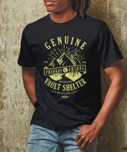 Genuine wasteland vault shelter prepare for the future It’s never too late est 2161 shirt