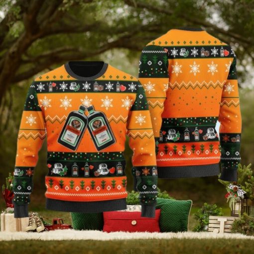 Geo Snowflake Jagermeister Ugly Christmas Sweater 3D Gift Idea Christmas