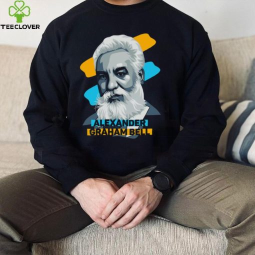 Geometric Design Alexander Graham Bell Unisex Sweatshirt