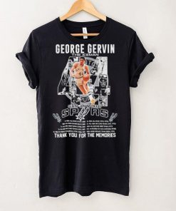 George Gervin The Iceman San Antonio Spurs Thank You For The Memories Shirt