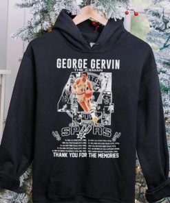 George Gervin The Iceman San Antonio Spurs Thank You For The Memories Shirt