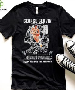 George Gervin The Iceman San Antonio Spurs Thank You For The Memories Shirt