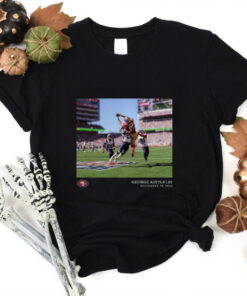 George Kittle Black San Francisco 49ers NFL Flash Features Week 4 T Shirt