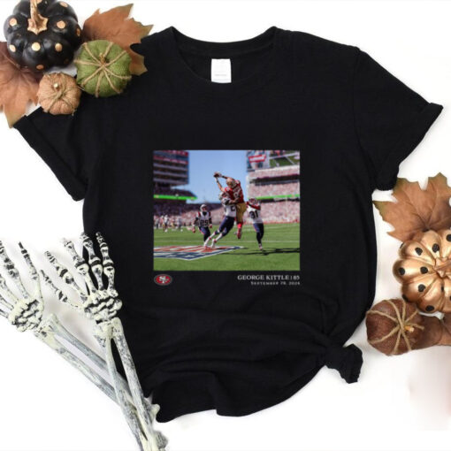 George Kittle Black San Francisco 49ers NFL Flash Features Week 4 T Shirt