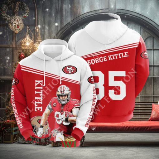 George Kittle San Francisco 49ers 3D Hoodie