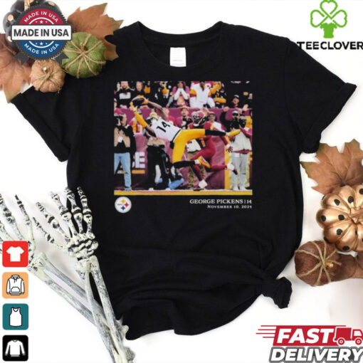 George Pickens 14 November 10 2024 Pittsburgh Steelers NFL Flash Features Week 10 T Shirt