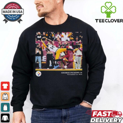George Pickens 14 November 10 2024 Pittsburgh Steelers NFL Flash Features Week 10 T Shirt