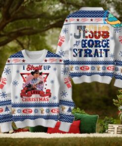 George Strait I Strait Up Christmas Ugly Sweater