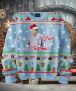 George Strait I Strait Up Love Chirstmas Gifts 2024 Xmas For Family And Friends Ugly Sweater