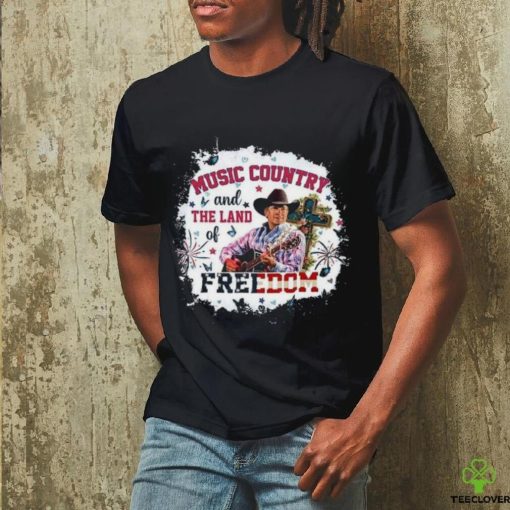 George Strait Music Country And The Land Of Freedom Tour 2024 T Shirt