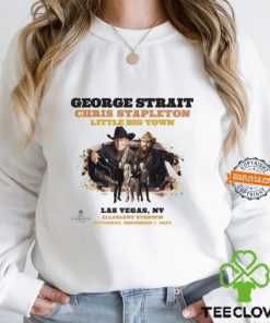 George Strait Play With Chris Stapleton And Little Big Town Poster On December 7th 2024 At Allegiant Staidum In Las Vegas NV Unisex T Shirt