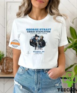George Strait Play With Chris Stapleton And Little Big Town Poster On July 13th 2024 At Ford Field In Detroit MI Unisex T Shirt
