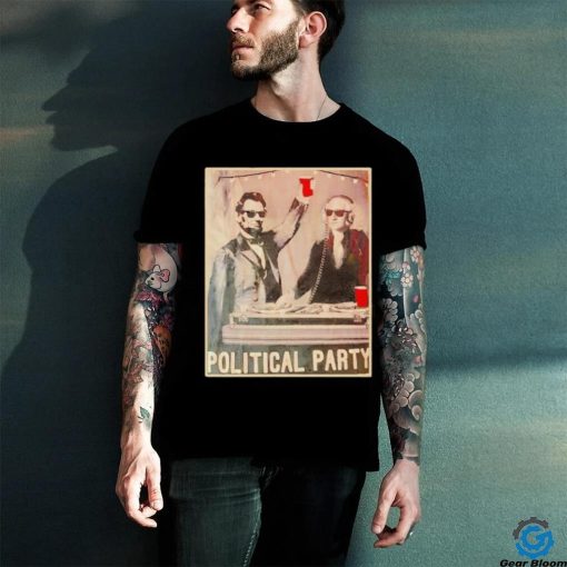 George Washington and abraham Lincoln political party shirt