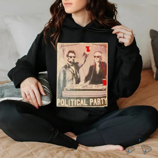 George Washington and abraham Lincoln political party shirt