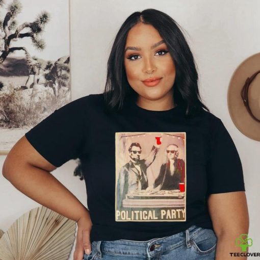 George Washington and abraham Lincoln political party shirt