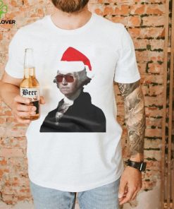 George Washington santa hat Christmas hoodie, sweater, longsleeve, shirt v-neck, t-shirt